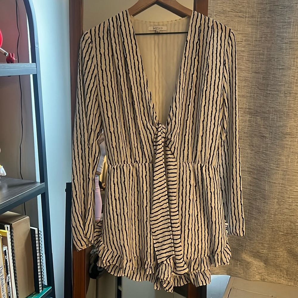 Lucy Paris Striped romper